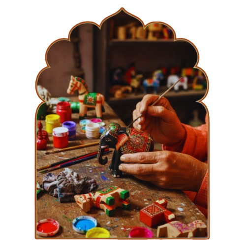 Handicrafts Wooden Lacquerware